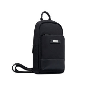 جودة  Scratch Resistant Business Sling Bag Black color For College School مصنع